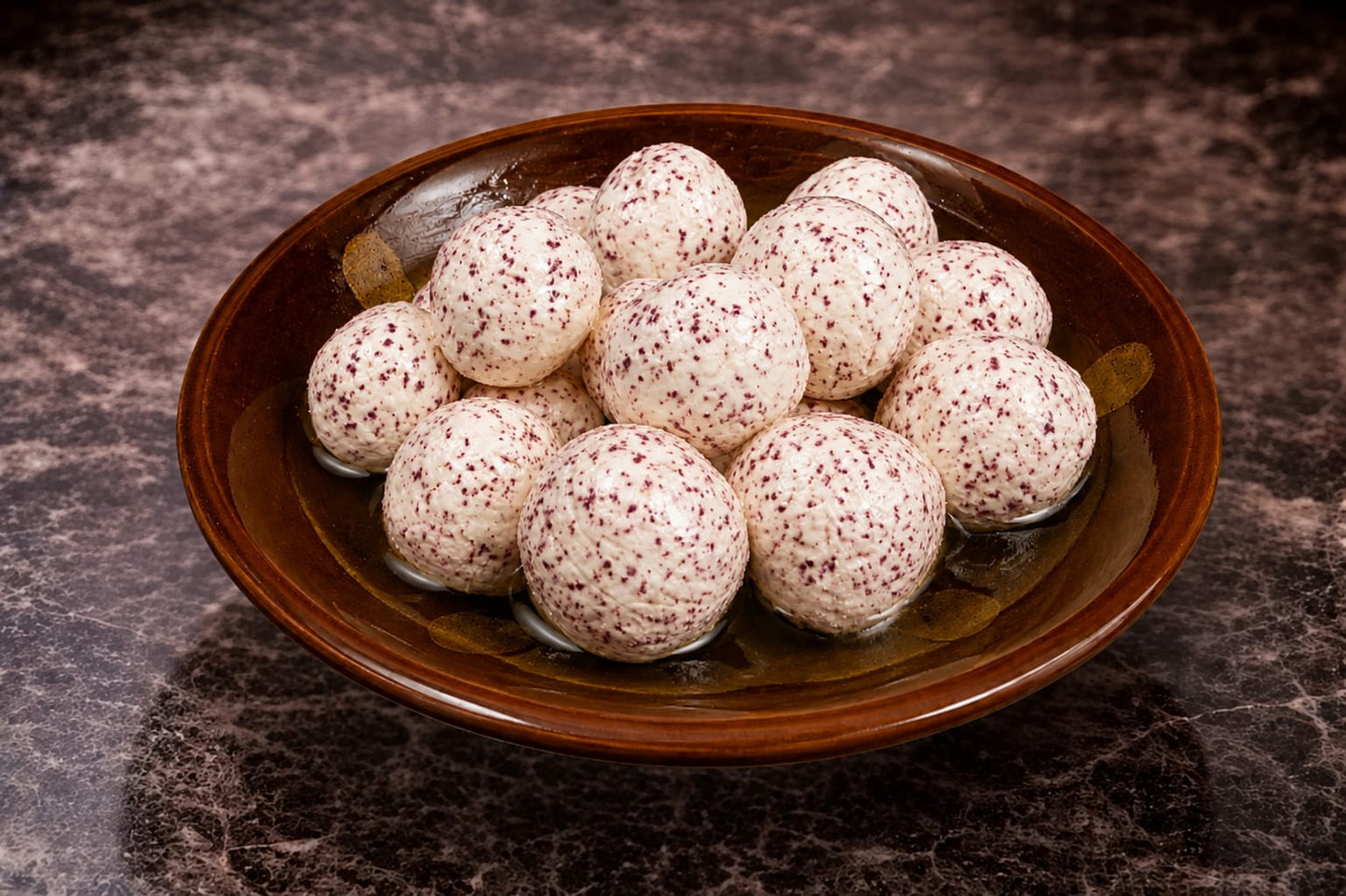 Labneh Balls with Sumac in Olive Oil