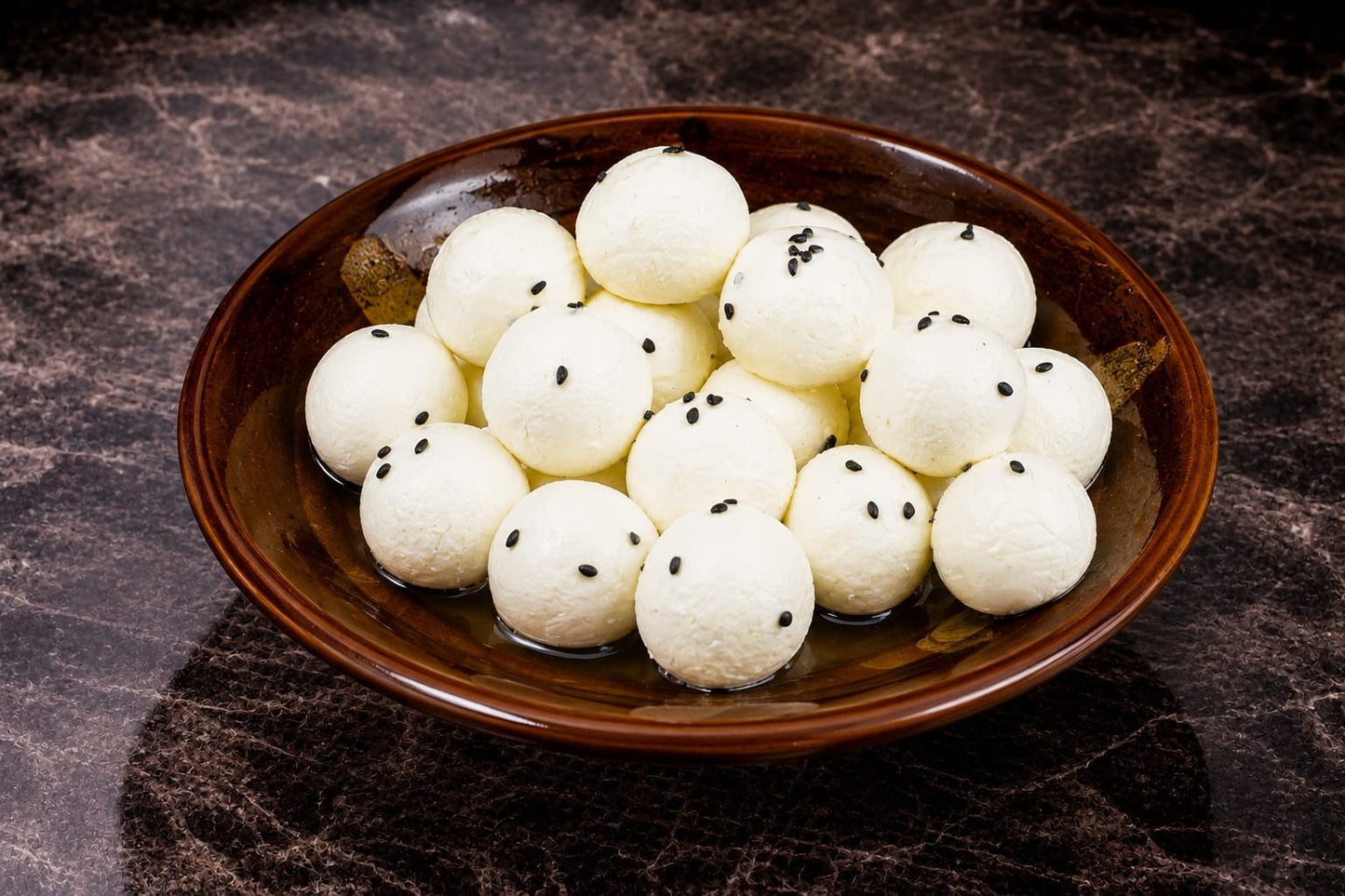 Labneh Balls with Nigella Seeds in Olive Oil