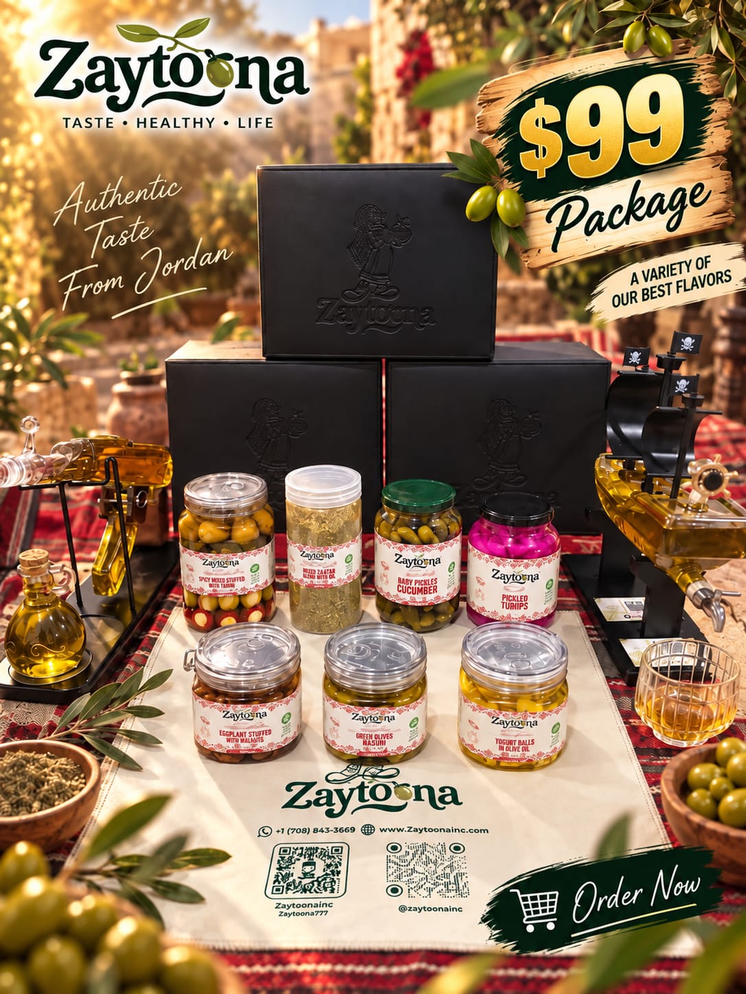 🫒 Zaytoona $99 Package — A Variety of Our Best Flavors