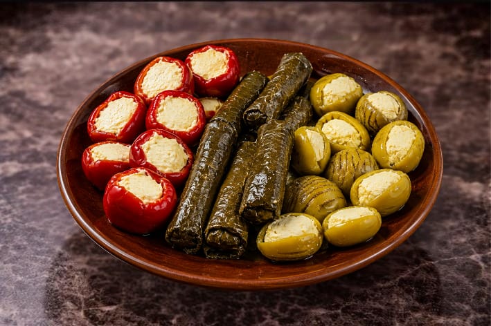 Mixed Stuffed with labneh